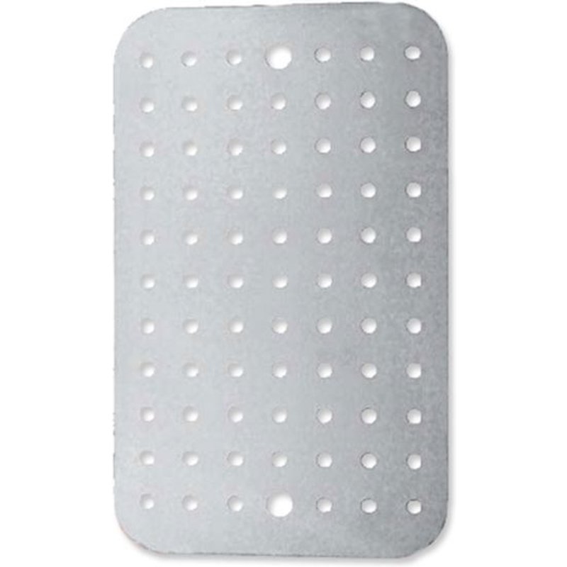 Plaque de recouvrement - ICH-ZAPFE.DE - 400 X 400 mm - Métal - Gris - Rectangulaire