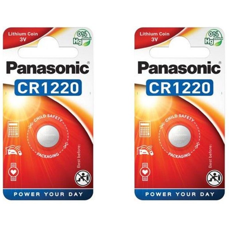 2 piles Panasonic CR1220