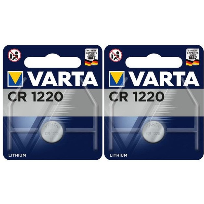 2 piles Varta CR1220