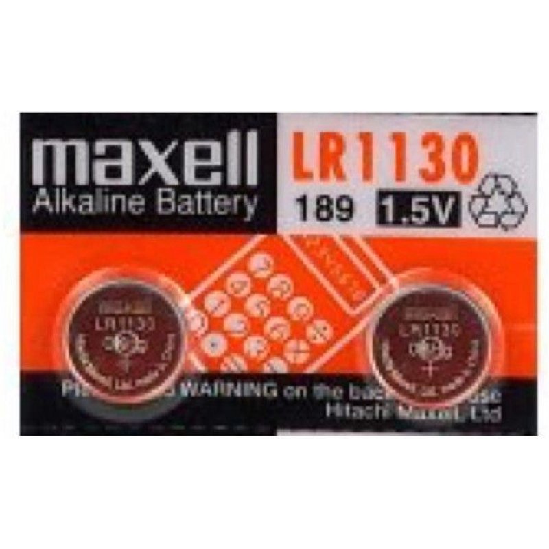 2 piles Maxell LR1130 LR54