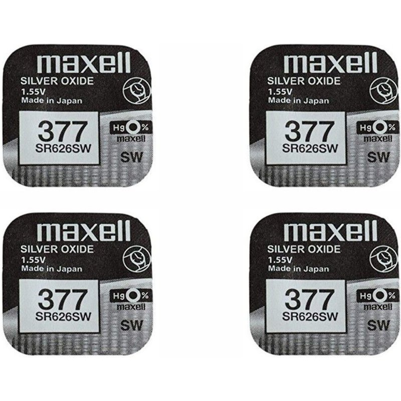 4 pile Maxell 377 sr626sw