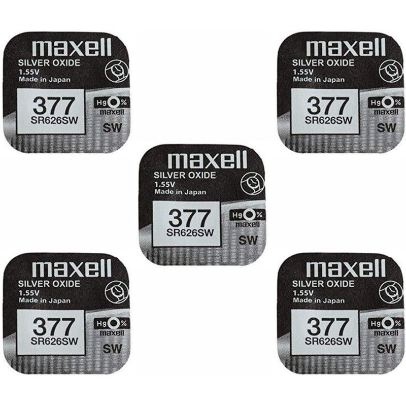 5 pile Maxell 377 sr626sw