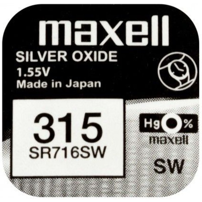 Maxell 315 SR716SW Blister de 1