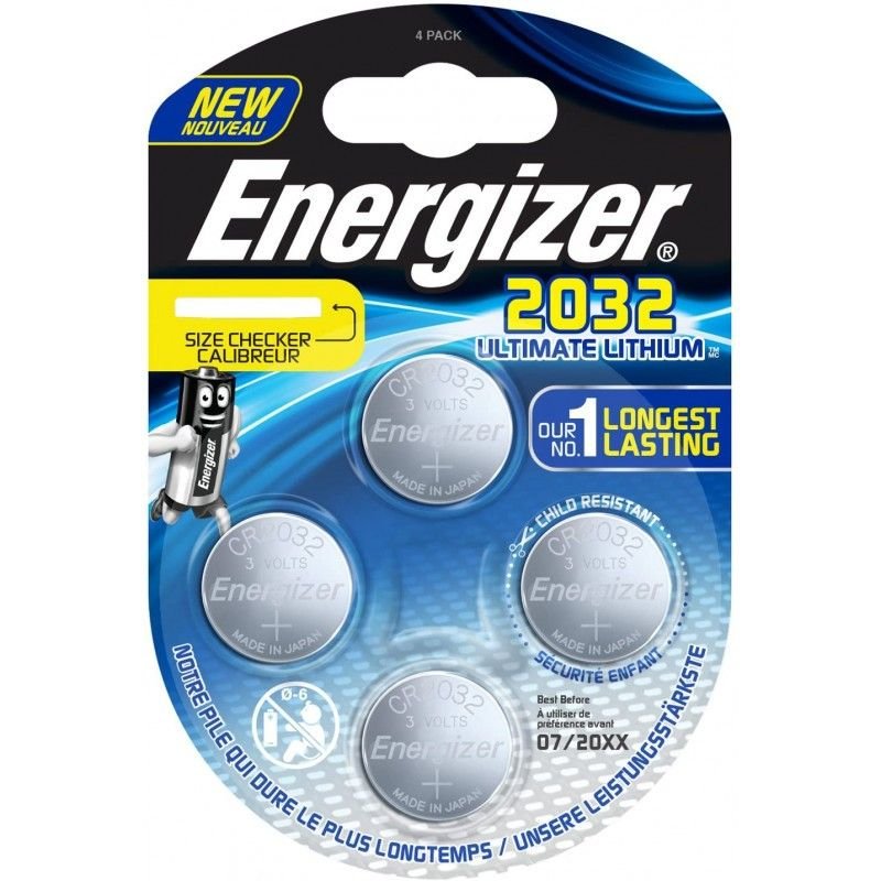 Energizer CR2032 Ultimate Lithium Blister de 4