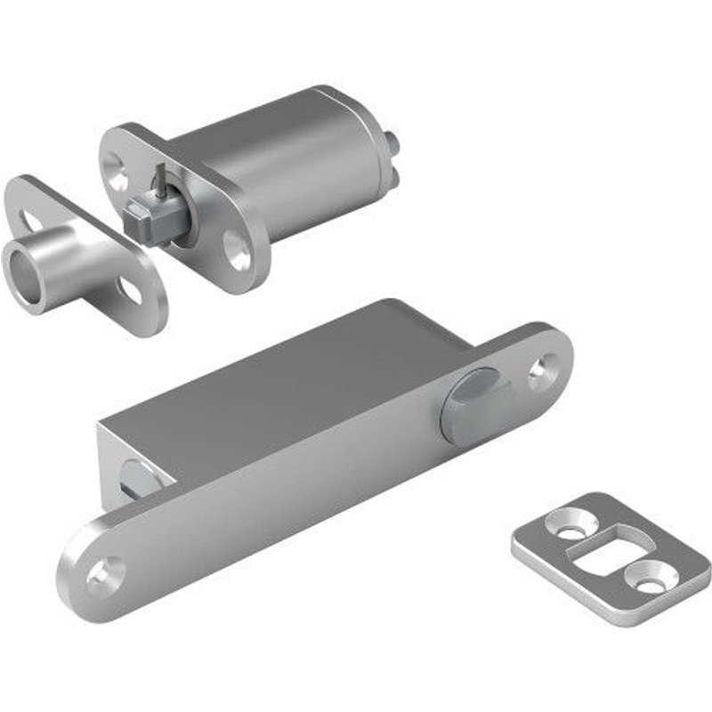 Pivot de porte - invisible - Ă encastrer - avec arrĂȘt - 100 kg - Pivotica - noir ARGENTA