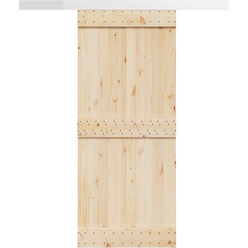 vidaXL Kit de quincaillerie de porte coulissante alliage d'aluminium