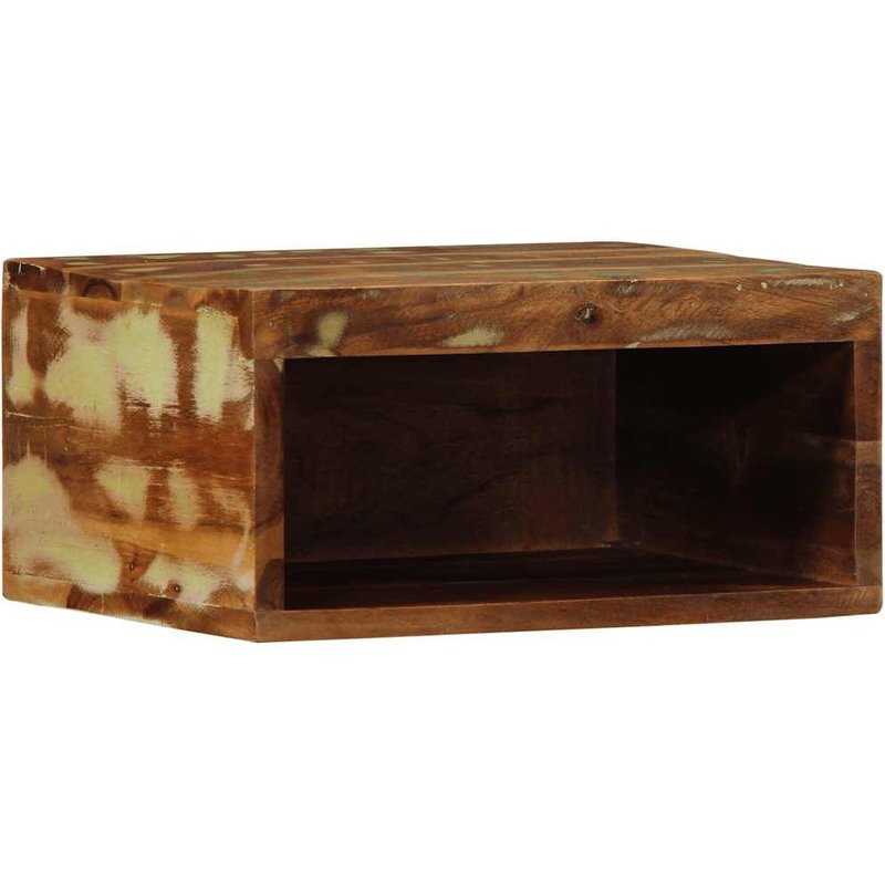 Vidaxl Meuble Tv Mural 40x30x19 Cm Bois Massif De Récupération