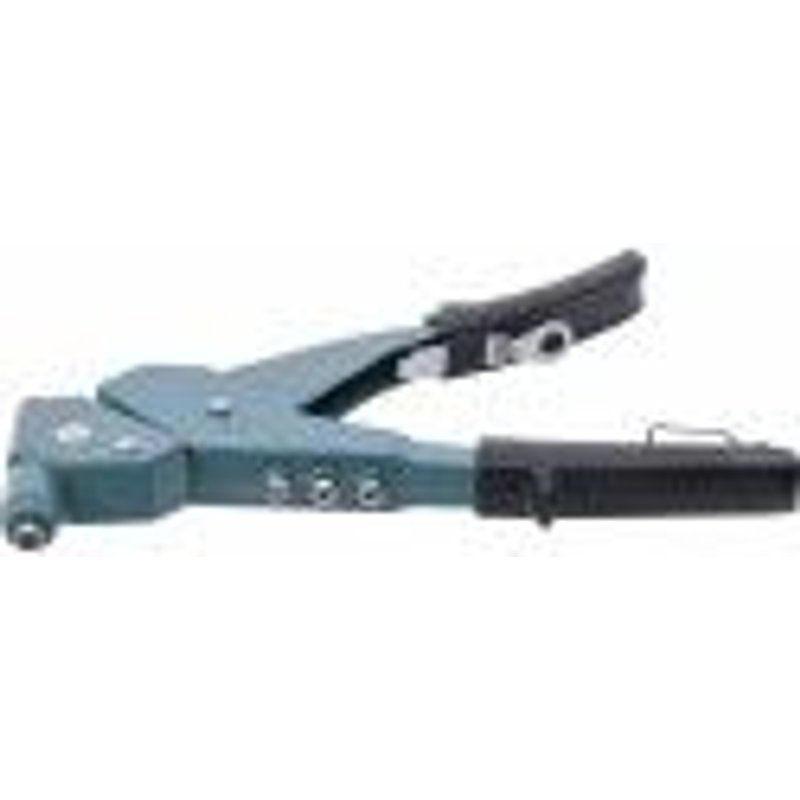 Pince Ă riveter acier 280mm 4 embouts interchangeable rivet 2.4 - 3.2 - 4 - 4.8 mm BGS