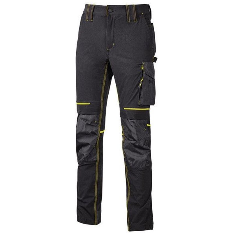 Pantalon Atom taille L noir/carbon U.POWER