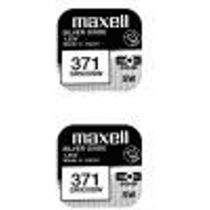 2 piles Maxell 371 SR920SW