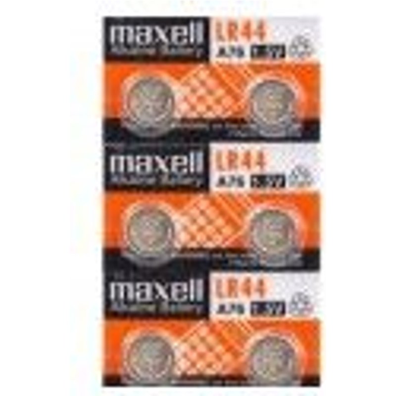 6 piles Maxell LR44 -AG13