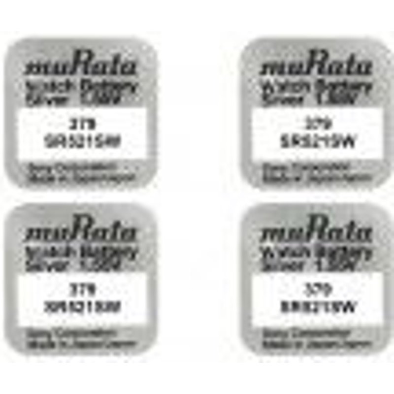 4 piles Murata 379 SR 521SW