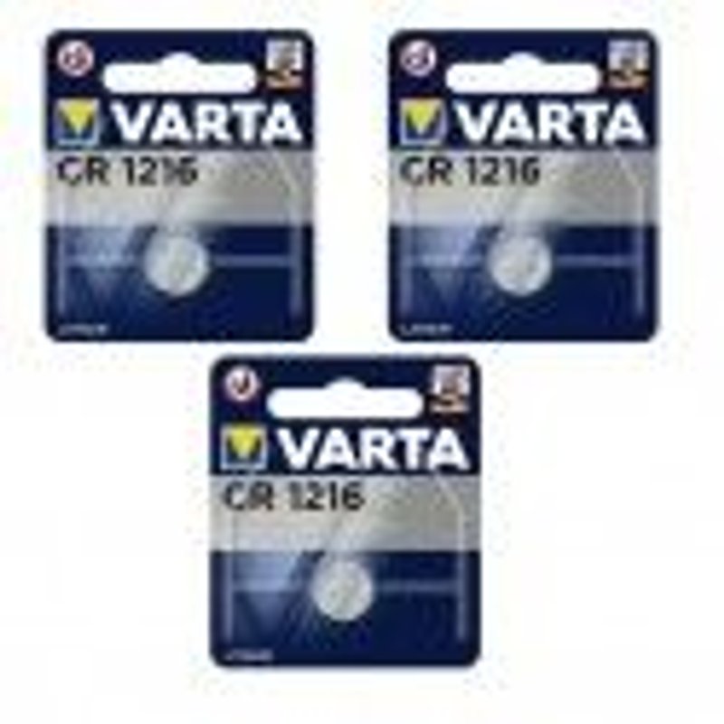 3 Varta CR 1216 3V au lithium
