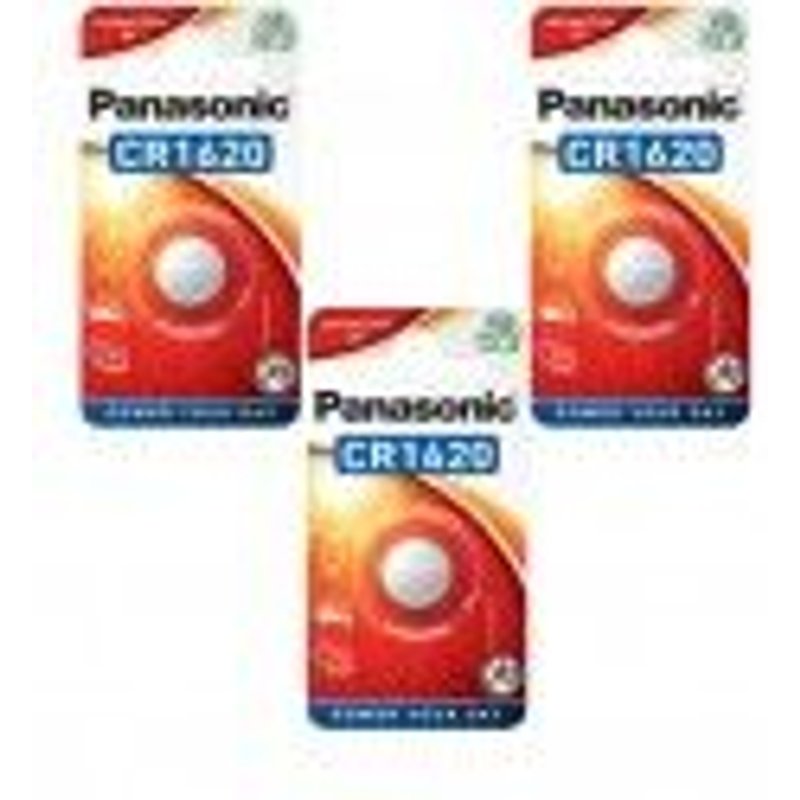 3 piles Panasonic CR1620