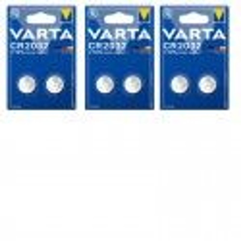 6 piles Varta CR2032