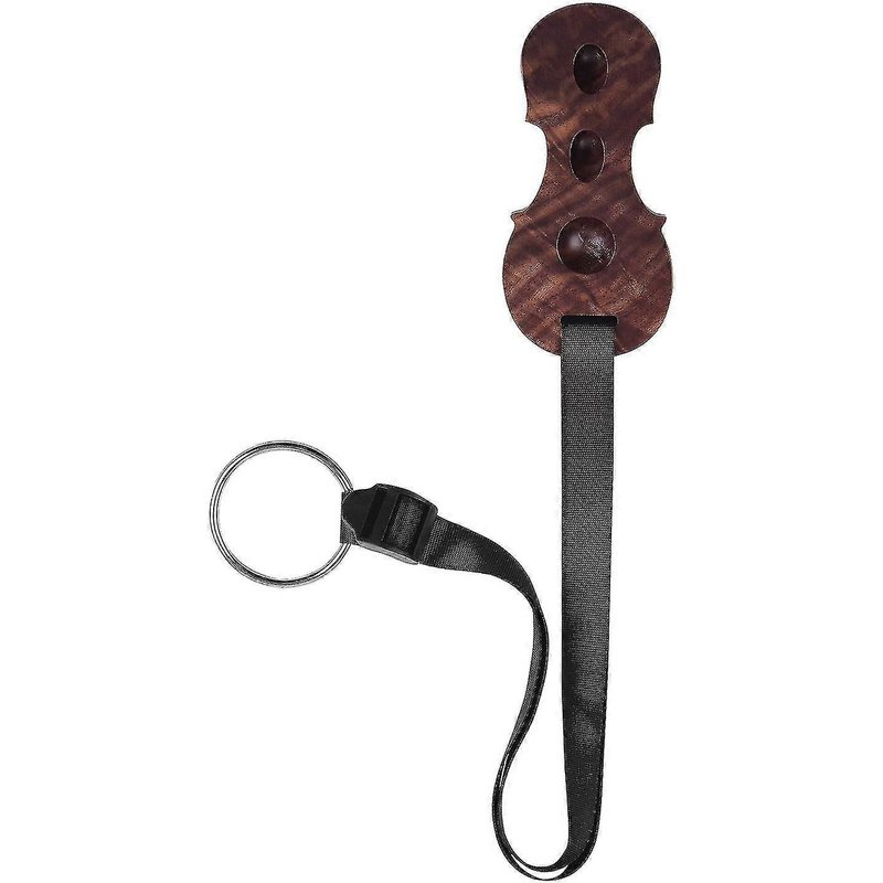Bois Dur Violoncelle Endpin Anti-Slip Stop Holder Rest Anchor Protector Pad Cello Shape Black Walnut Color