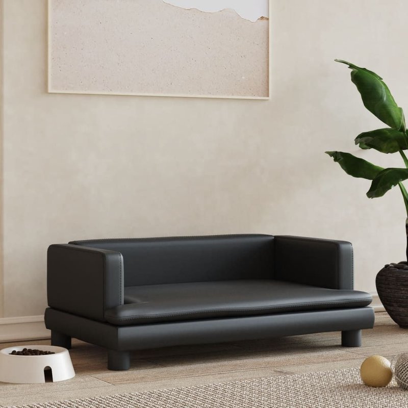 Vidaxl Lit Pour Chien Marron 70x45x30 Cm Similicuir