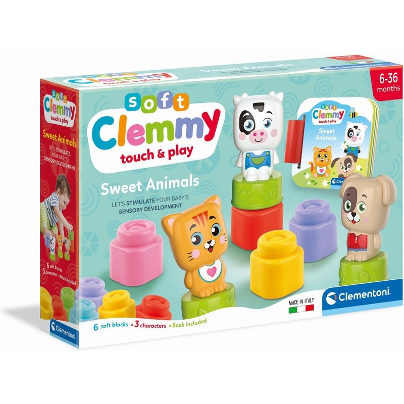 Clementoni Cubes & Animaux Clemmy