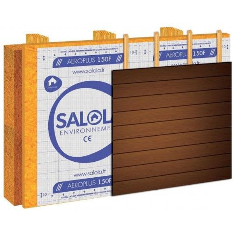 Écran respirant pare-pluie Aeroplus F pour bardage à joints fermés - 1,5X50M SALOLA