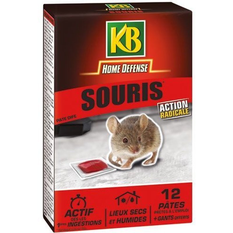 Home defense souris pâte 12x10g /nc