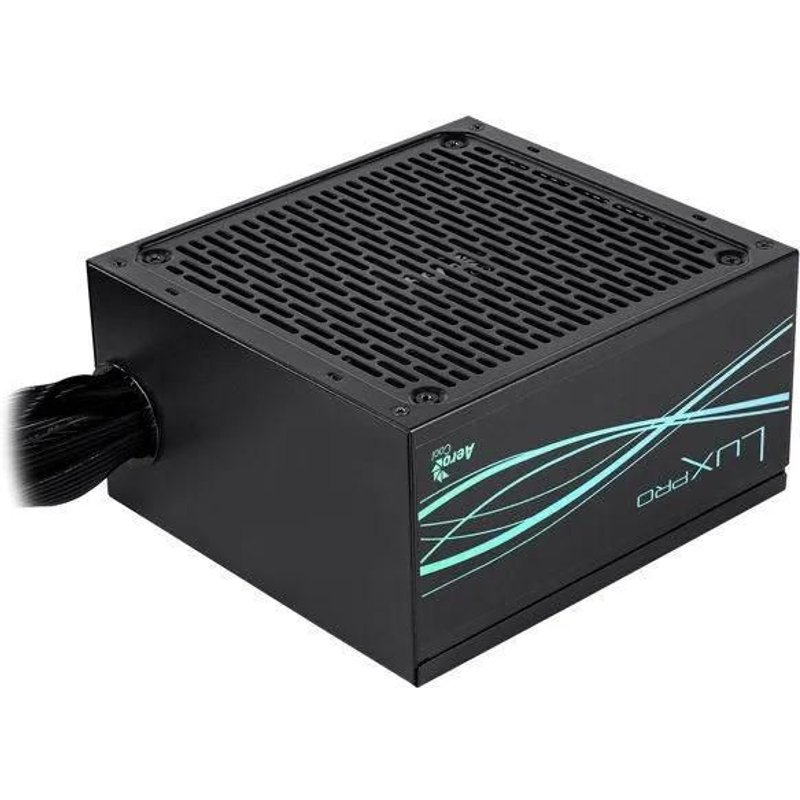 Aerocool LUX PRO 750, Bloc d'Alimentation 750W 80Plus Bronze, Condensateurs japonais 105°C, Ventilateur 14cm FDB APFC