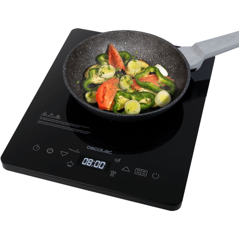 Plaque à Induction Cecotec Full Crystal Onyx 2000 W