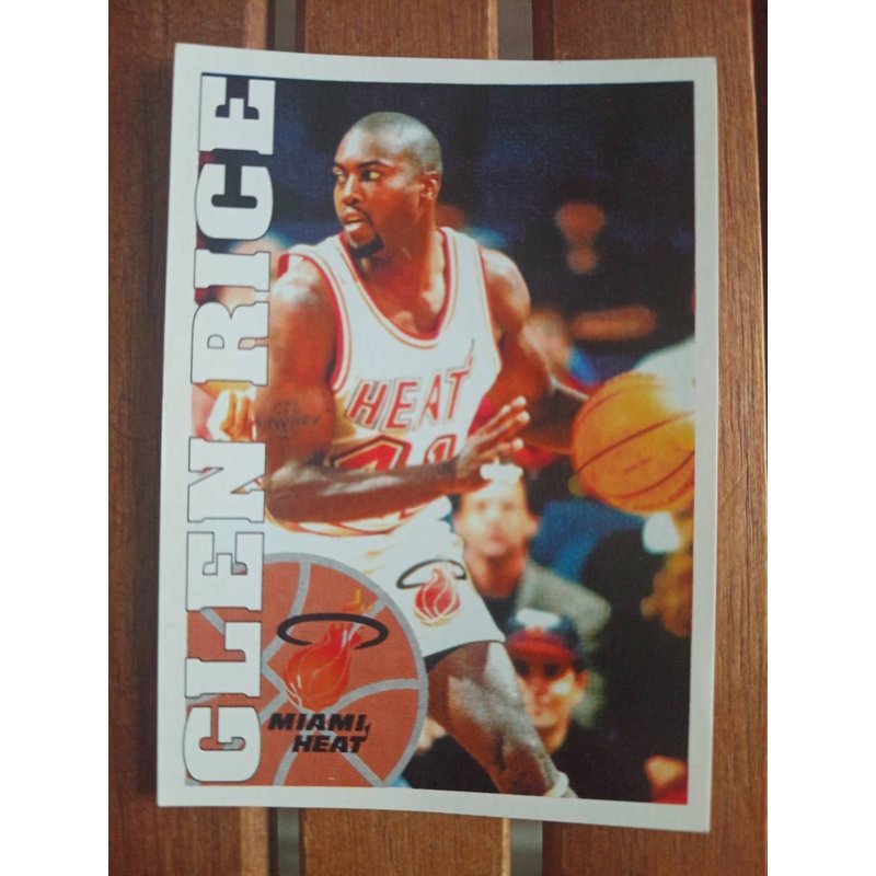 Sticker Panini Basket 95 96 Numéro 17 Glen Rice