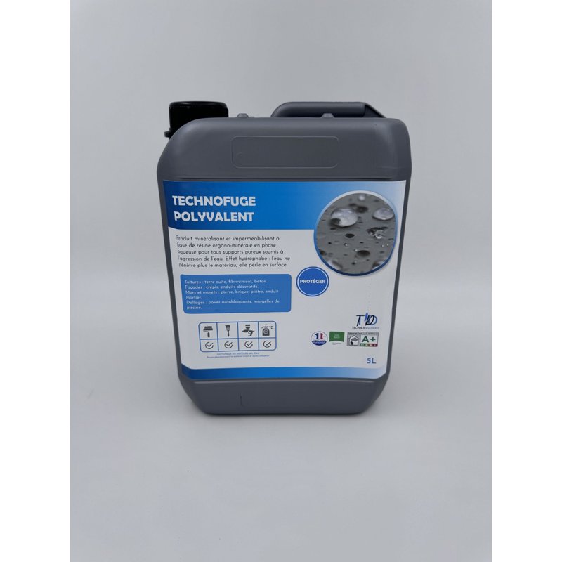Hydrofuge - Traitement pour toiture mur et façade - Impermeabilise - prĂȘt Ă l'emploi - Jerrican de 5 litres