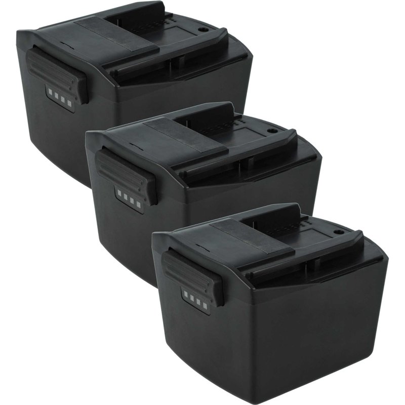 EXTENSILO 3x Batterie compatible avec Hilti SIW14-A outil électrique (6000 mAh, Li-ion, 14,4 V)