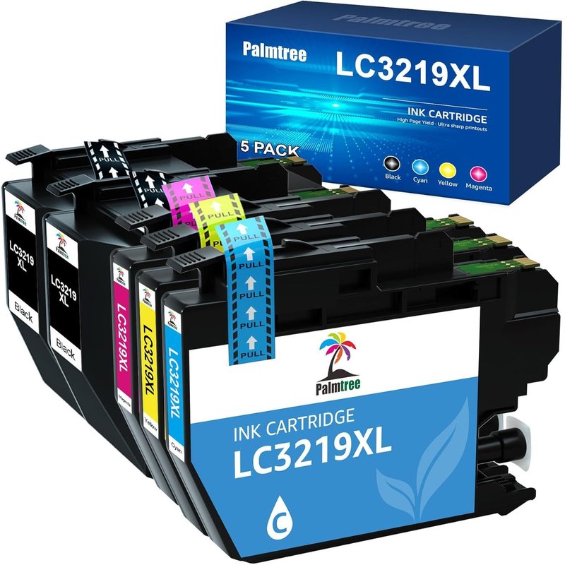 LC3219XL Cartouches d'encre Compatible pour LC3219XL LC3217 Remplacement pour MFC-J5330DW MFC-J5335DW MFC-J5730DW MFC-J6930DW MFC-J6530DW MFC-J5930DW MFC-J6935DW (5 Pack)