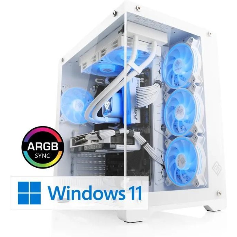 PC Gaming - CSL Computer - M11160H - Intel Core i7-14700F - GeForce RTX 4060 8 Go - 16 Go RAM - 1 To SSD