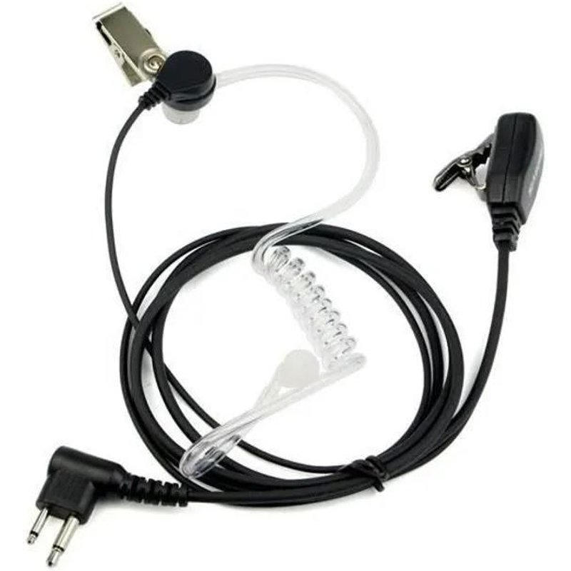 Retevis Casque Talkie-walkie 2 Broches Inera PTT MIC couteur Double jack audio