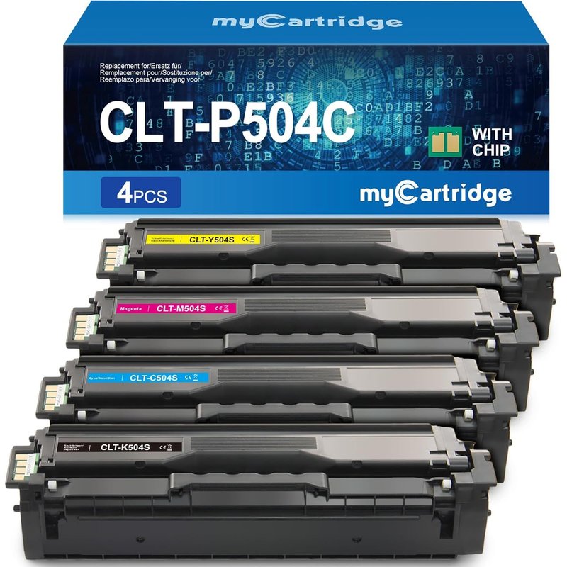Compatible Pour Cartouches De Toner Samsung Clt-K504S P504C Pour Samsung Xpress C1860Fw C1810W Clx-4195Fn Clx-4195Fw Clx-4195N Clp-415N Clp-415Nw