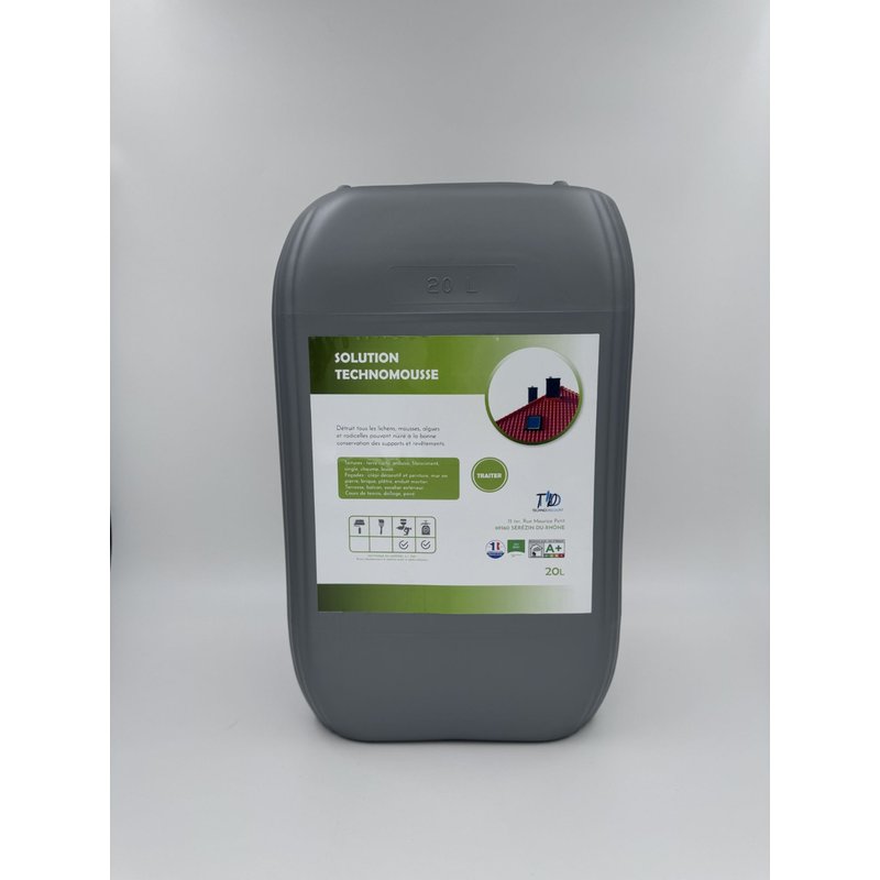 Antimousse - Traitement pour toiture mur et façade - prĂȘt Ă l'emploi - Jerrican de 20 litres