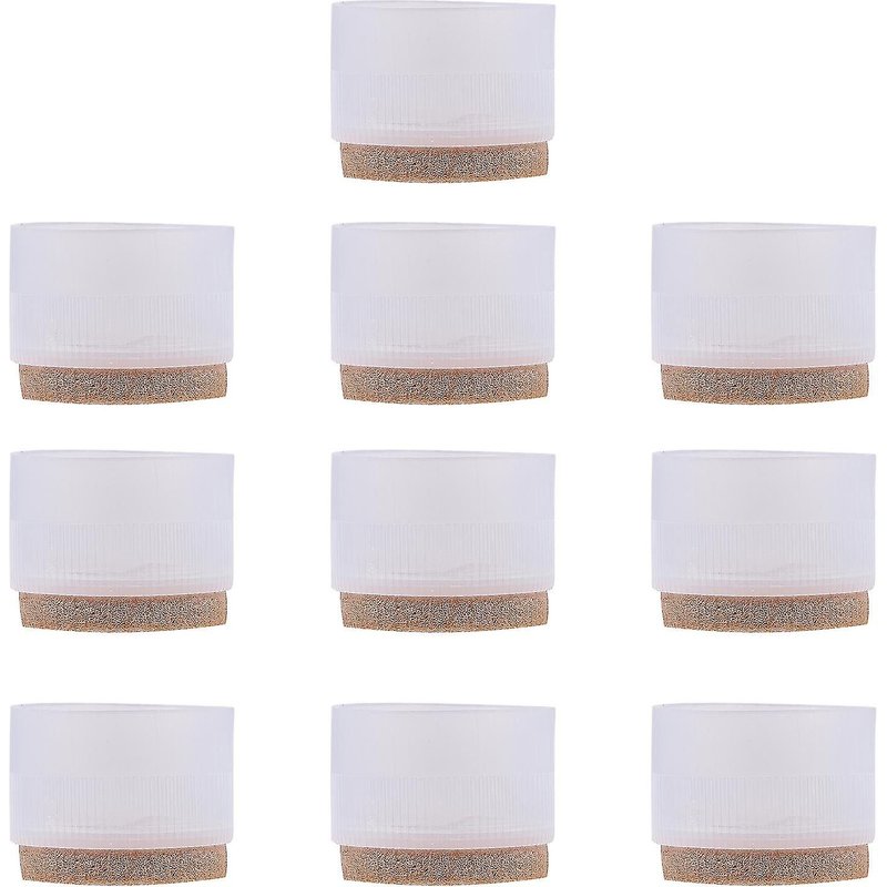 10pcs Forme Ronde Table Pieds Tapis Chaise Pieds Caps Antidérapant Pieds Protecteurs