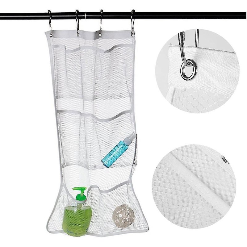 Accueil Salle De Bain Six Poches Maille Creux Sac De Rangement Organisateur Pochette Suspendue