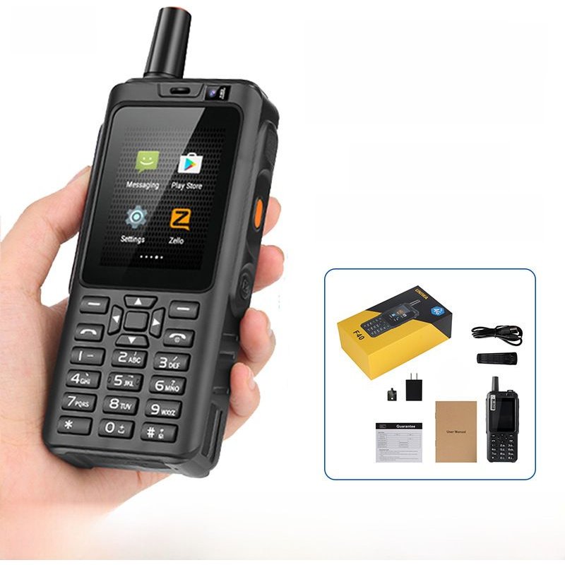 Talkie-walkie exterieur carte 4g distance illimitee mondiale POC reseau public talkie-walkie zello portable sans fil, couleur: normeUNIWA F40