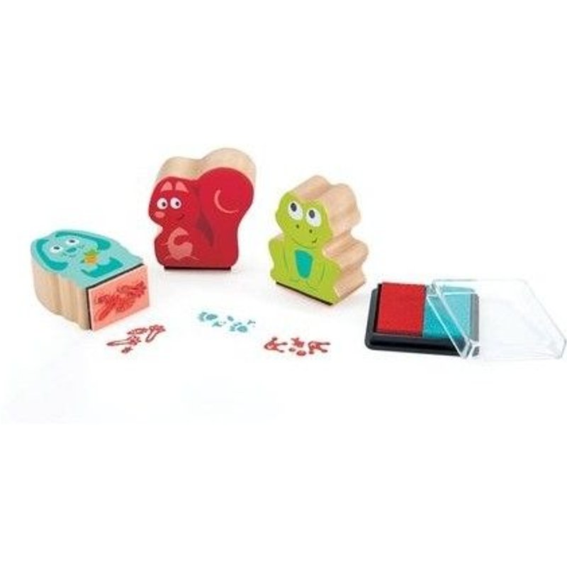 Tampons Encreurs Avec Empreintes Hape