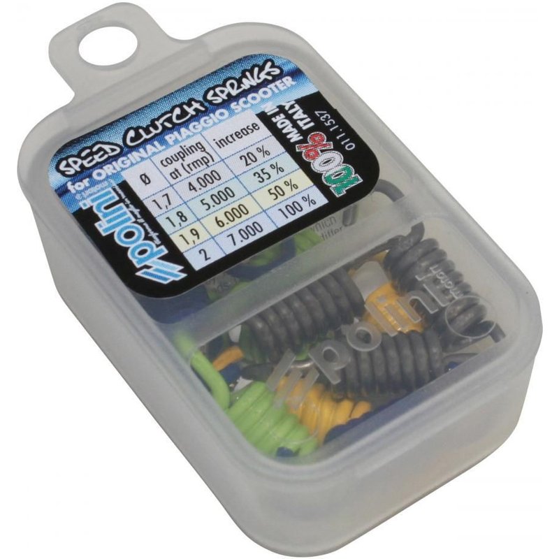Pack de 4 jeux de ressorts d'embrayage Polini Piaggio Zip