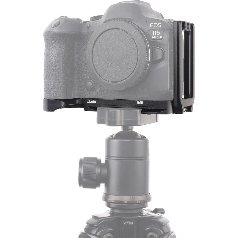 Support vertical à dégagement rapide pour appareil photo Canon EOS R6 Mark II R6II, compatible avec DJI Ronin RS 2/RSC 2/RS 3/RS 3 Pro/RS 3 Mini stabilisateur de cardan Arca Swiss