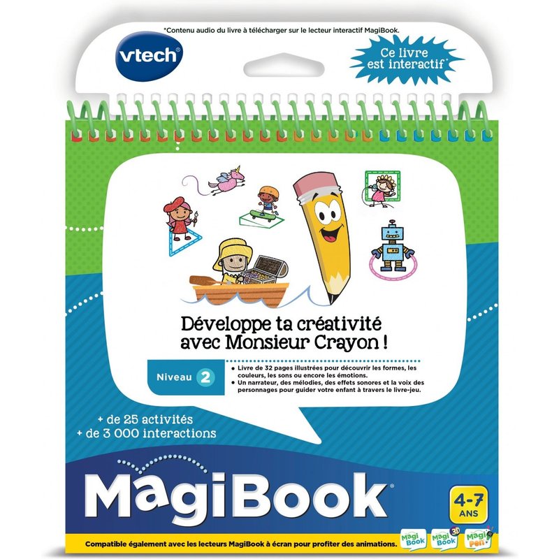 Vtech Magibook - Développe Ta Créativité Avec M. Crayon