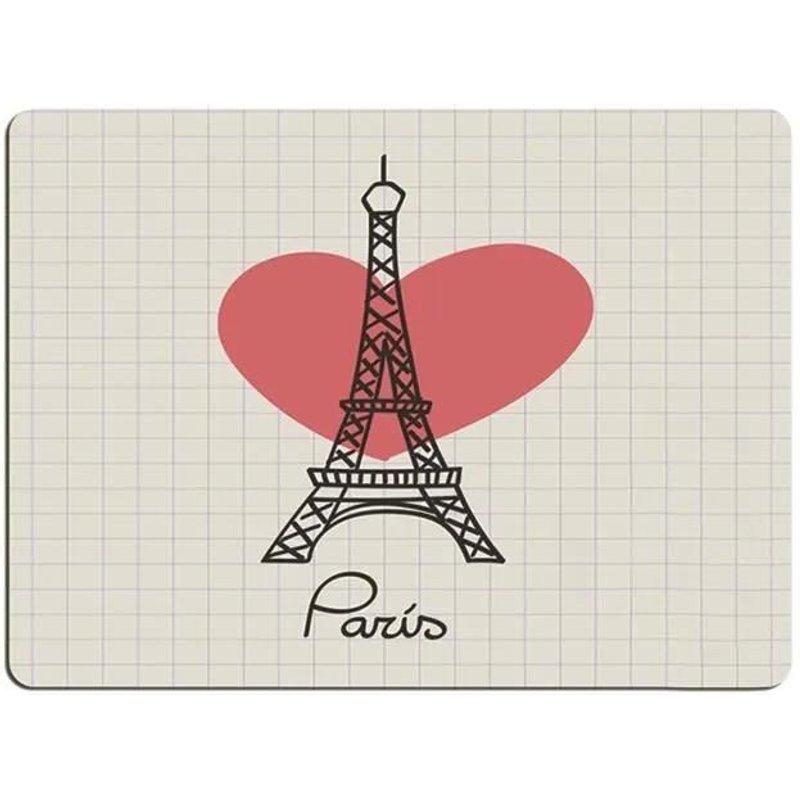TAPIS DE SOURIS Tapis de souris doux et confortable surface lisse Tour Eiffel Bureau Mousepad de jeu repose-poignet style-4 4