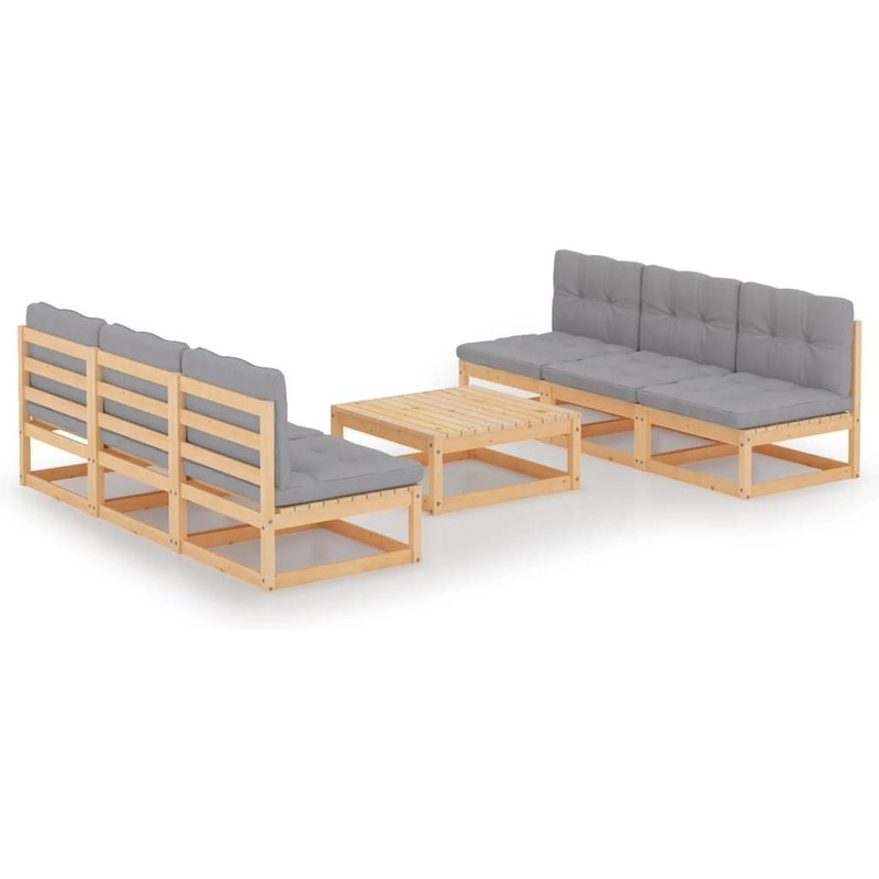 Vidaxl Boîte De Rangement De Jardin Blanc Bois Massif De Sapin