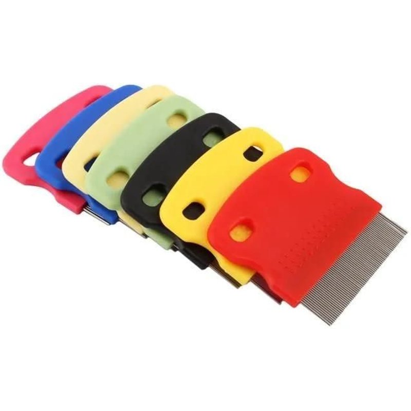 Vvikizy Peigne Anti-Puces Chien Chat Acier Inoxydable Brosse Pour Animaux De Compagnie