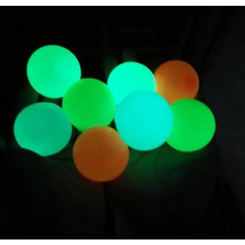 Jouet de décompression - OMABETA - Boule murale collante - 8 boules - Matériau doux - Non toxique