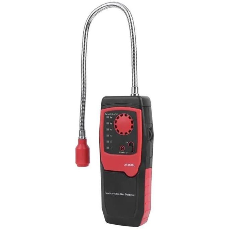 OMABETA Détecteur de gaz combustible AT8800L détecteur de fuite de gaz Combustible et de gaz naturel Portable bricolage detecteur