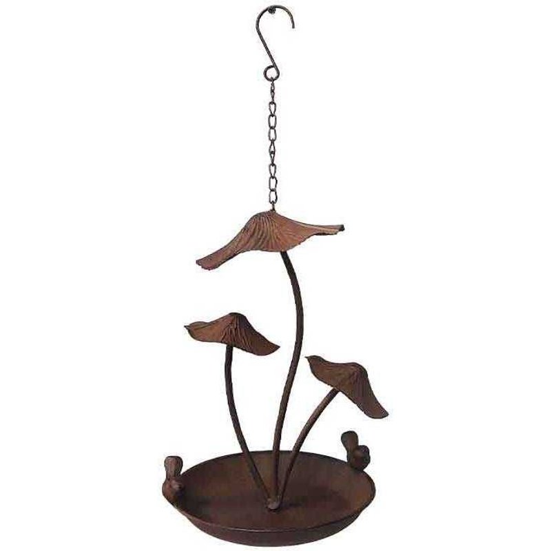 Mangeoire À Suspendre Champignon 21x20x50cm