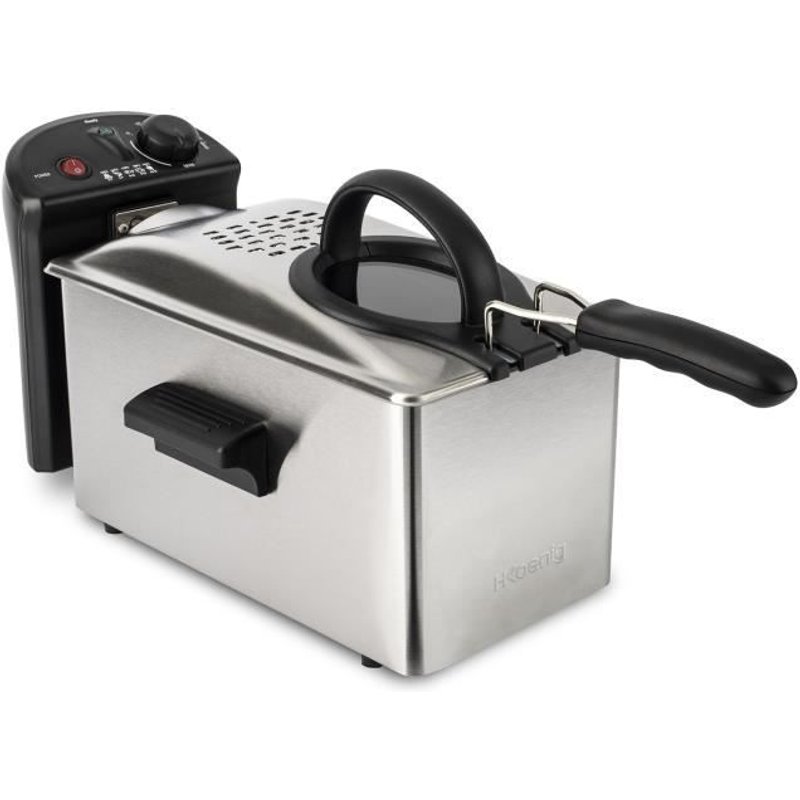 friteuse électrique EN INOX pour des plats frits et croustillants