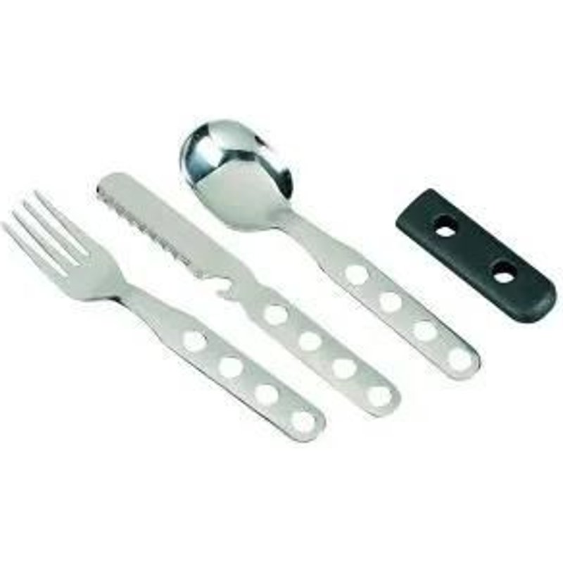 Couvert Inox - Laken - 3 Pièces - Housse Néoprène - Léger - Facile À Nettoyer