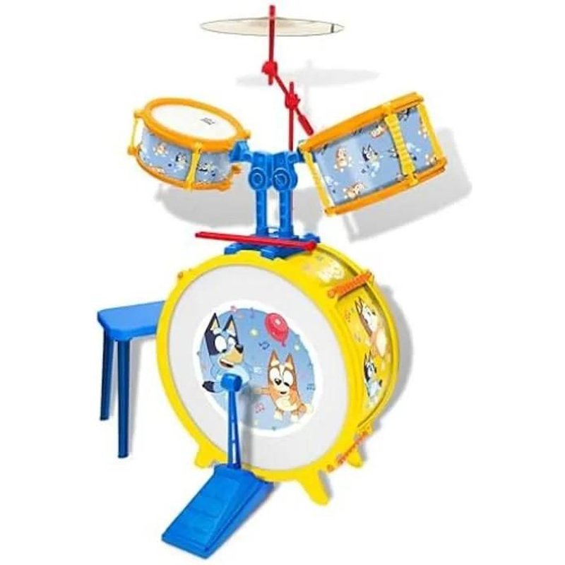 Batterie Musicale Bluey - Claudio Reig - 2435 - Multicolore - Intérieur - Enfant - Mixte